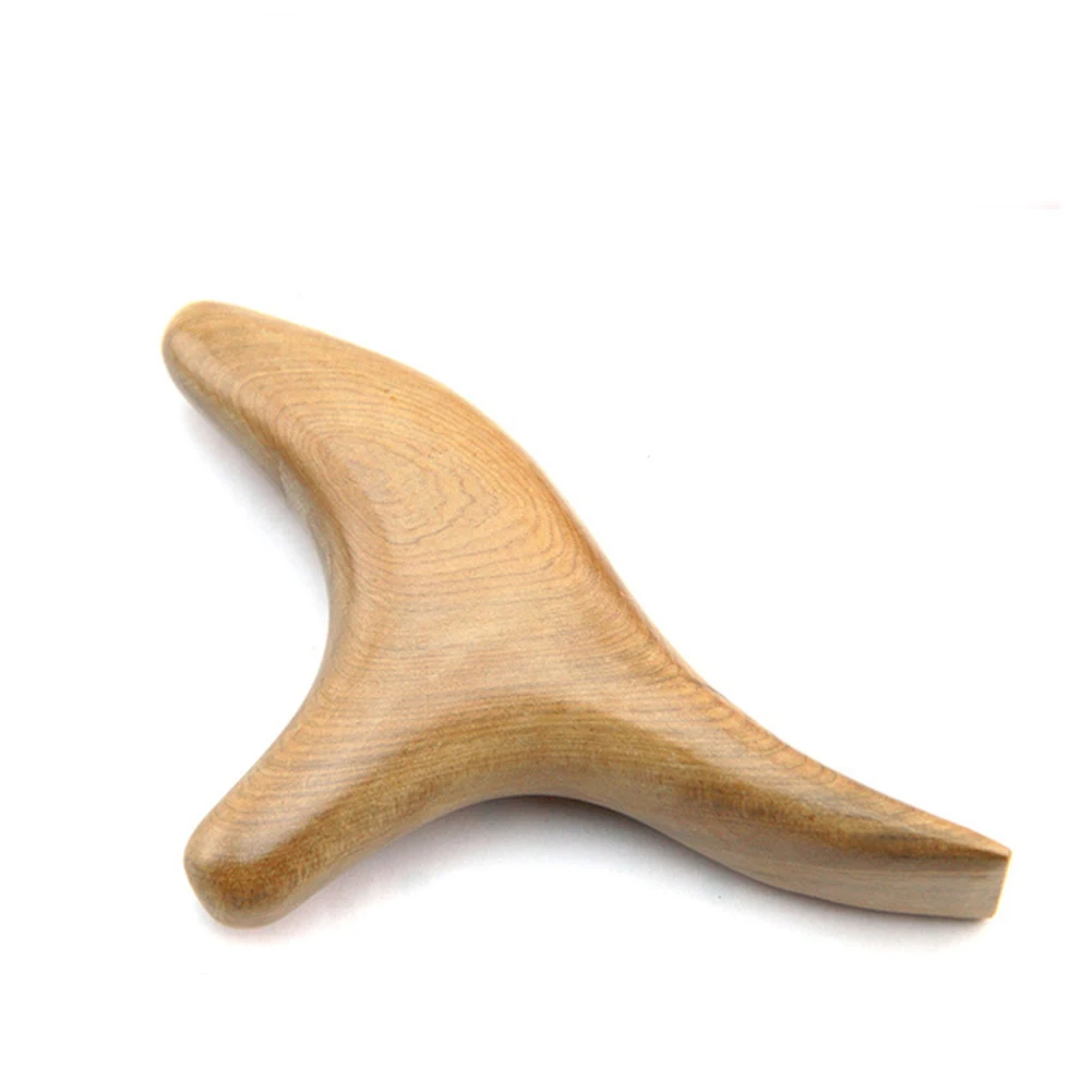 

Tool Relaxed Spa Healthy Care Trigeminal Wooden Body Massager Triangle Shiatsu Guasha Board Neck Foot Reflexology Therapy