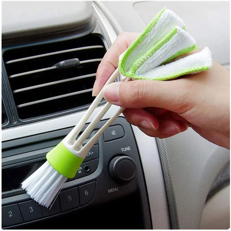 

Multifunction Cleaning Brush for Car Interior Auto Detailing Air Conditioner Outlet Blinds Care Soft Brush Tool Car Accessories