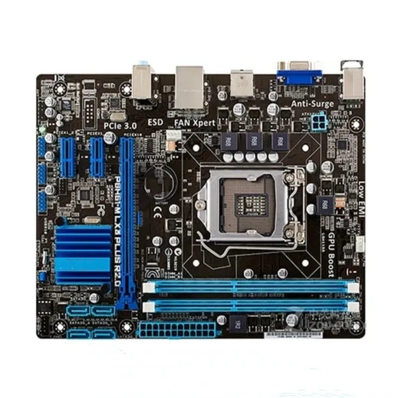 P8H61-M LX3 PLUS R2.0 H61 материнская плата RTL8111F Gigabit Ethernet-карта LGA 1155 поддерживает