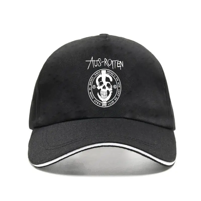 

AUS-ROTTEN Baseball Cap New Khaki Black Bill Hat Crust Anarcho-Punk Post Rock 2022 New Pure Cotton Outdoor Hat