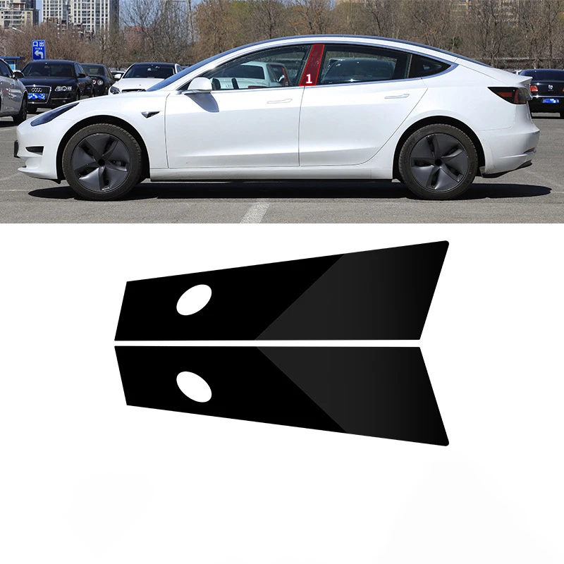 

Автомобильная Защитная пленка для Tesla Model 3 model Y, защитная пленка B-pillar с защитой от царапин, ТПУ пленка для телефона