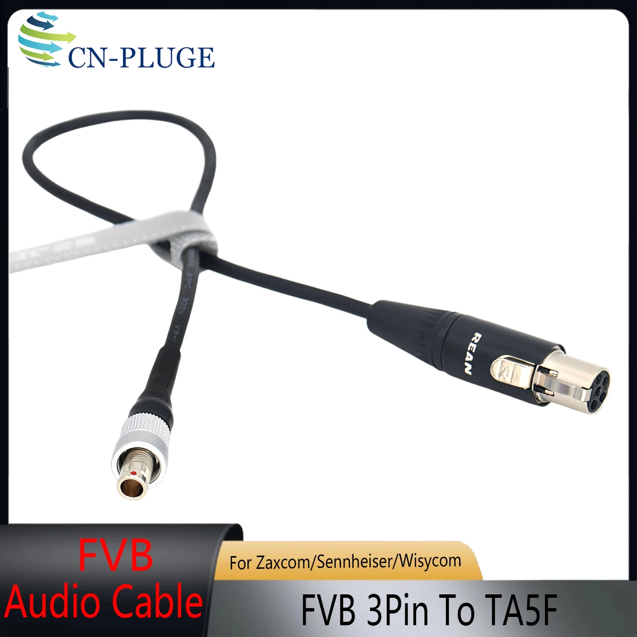 Фото Аудиокабель FVB 3Pin на TA5F Mini XLR 5Pin (гнездо) для Sennheiser SK2000, Wisycom MTP40, MTP41, Lectrosonics SRc5P, Sound Devices 633 №4