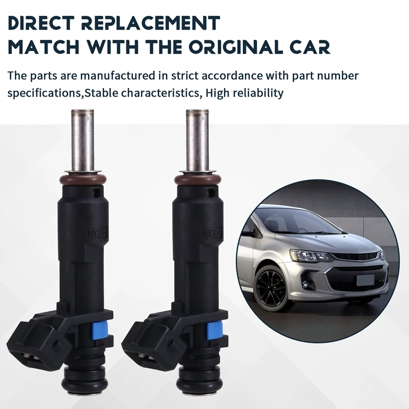 6 шт. топливные форсунки 55570284 832-11226 217-3433 25185231 FJ1153 Для Chevrolet Sonic 2012-18 Cruze 11-16 1.8L-L4