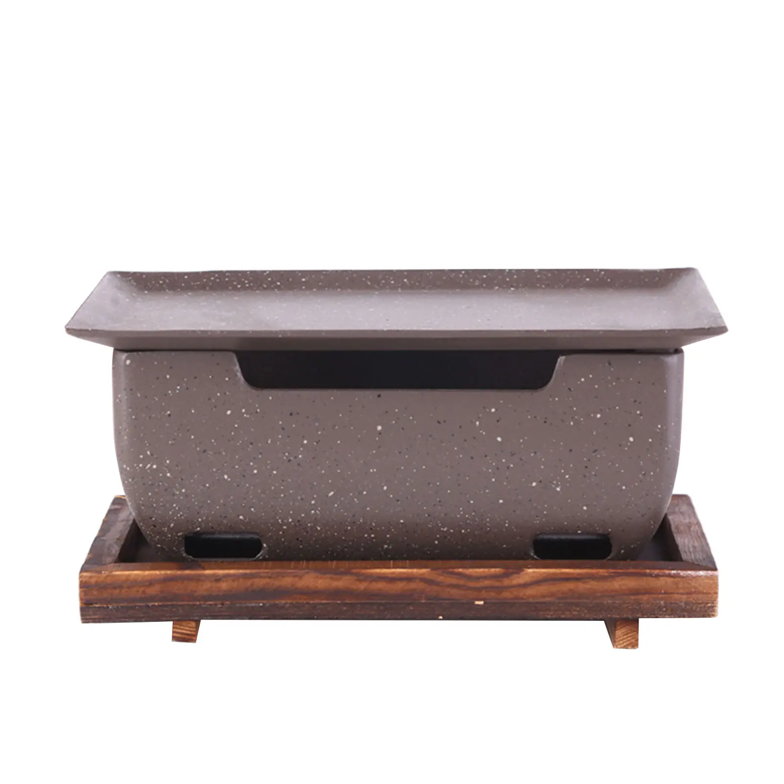 

Japanese Style Table Top Portable Barbecue Grill Aluminum Alloy Travel Tool Party Camping Non Stick Easy Clean Picnic 2 People