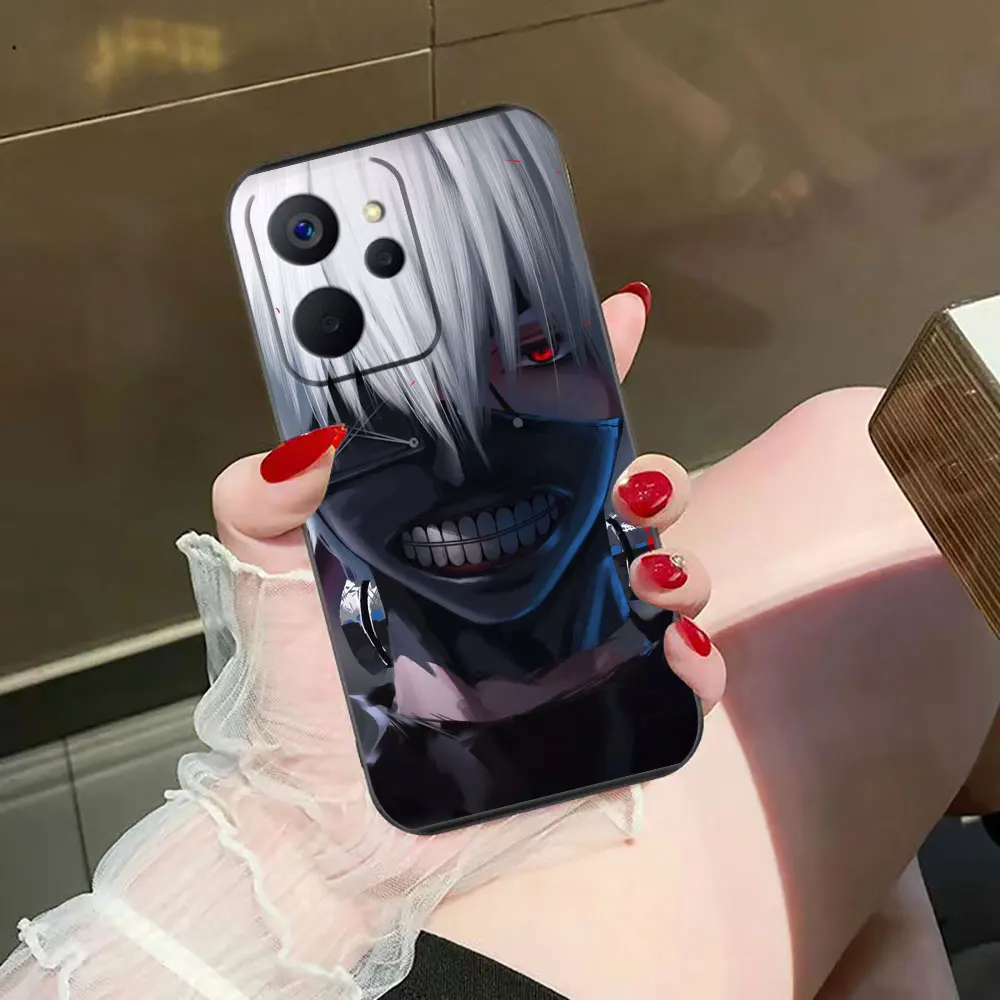 Фото Чехол для телефона Tokyos Ghouls Kanekis Ken для Realme 16 15 15T 14 13 12 11 10 9 9I 8 8I 7 7I PRO PLUS 5G, чехол-накладка DIY №3