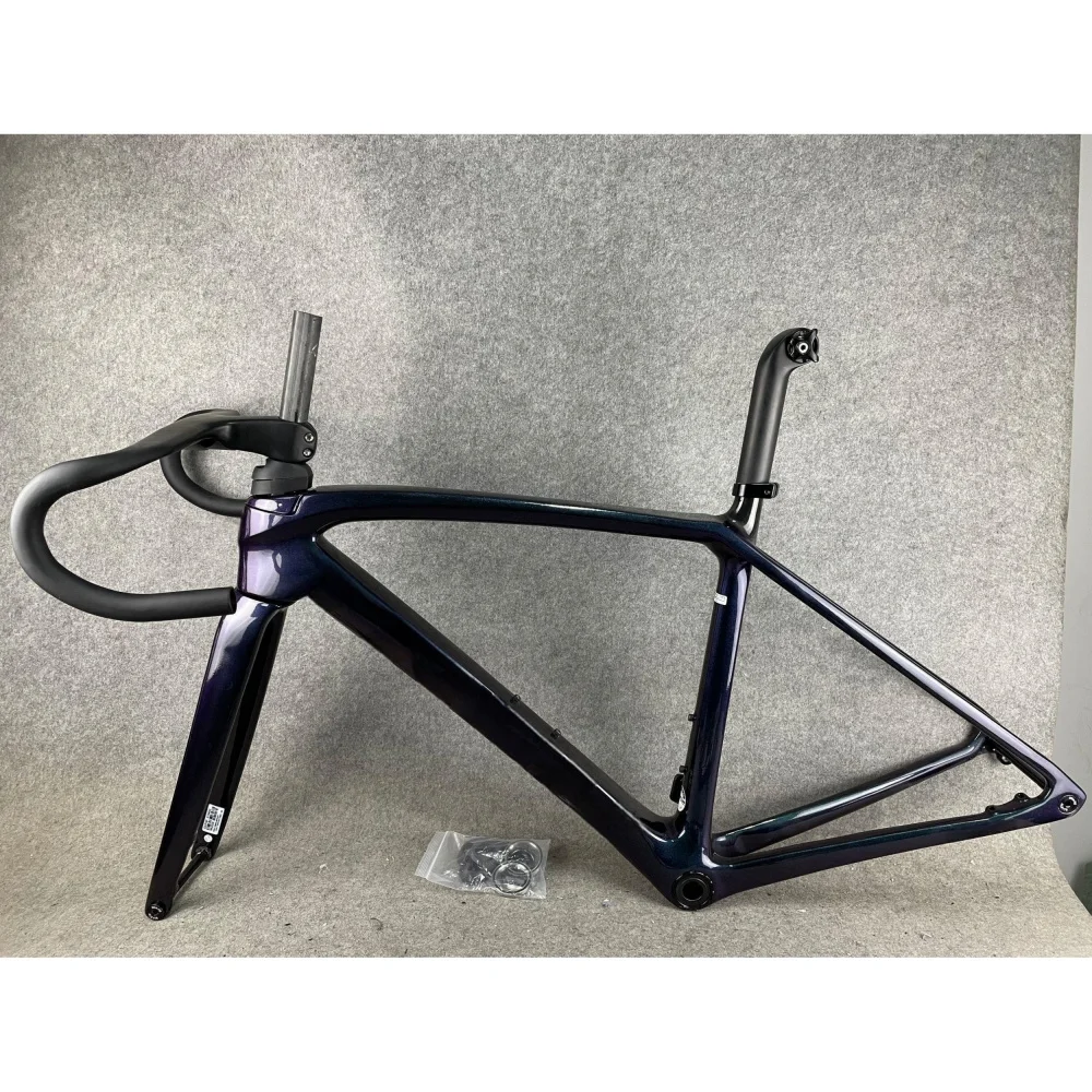 

Climbing SLR9 Road Carbon Frame Speed Bike Frames T47 Rim Disc Brake Racing Bicycle Frameset + Handlebar Custom Logo XDB DPD