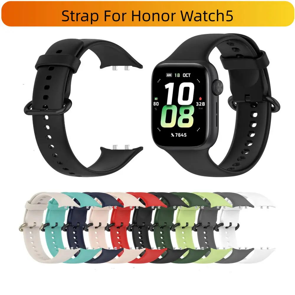 Подходит для Huawei Honor Watch 5 силиконовый ремешок часов HONOR сменный спортивный