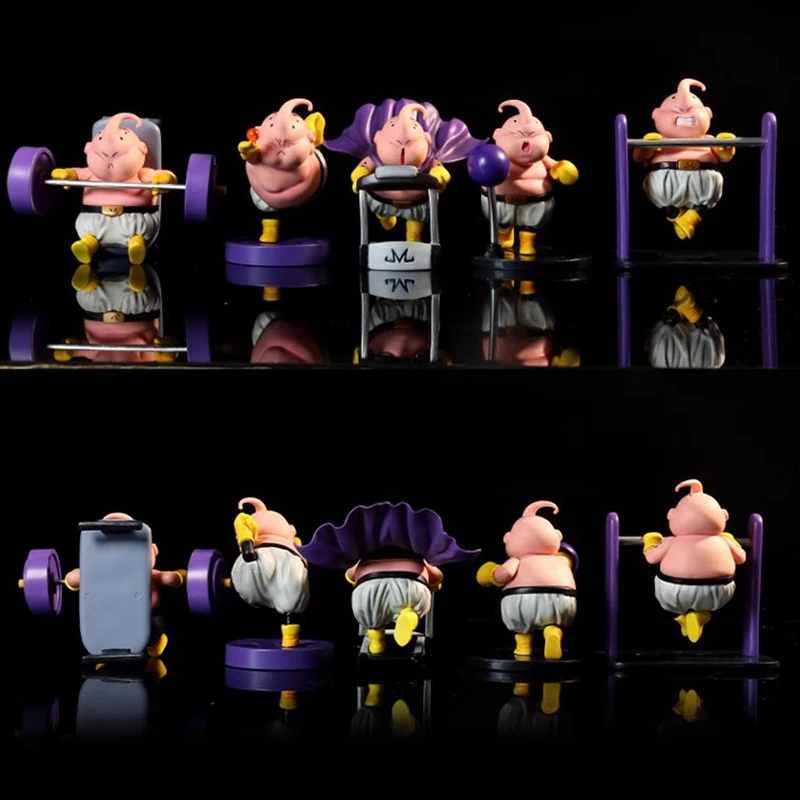 

Anime Dragon Ball Slimming Buu Anime Peripheral Model Qversion Dollmahjong Figure Action Car Interior Decoration Statue Toy Gift
