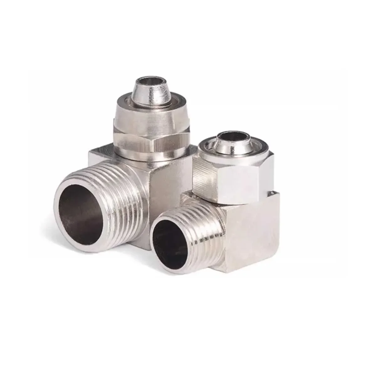 Медный быстроразъемный резьбовой Угловой Соединитель/пневматический газовый