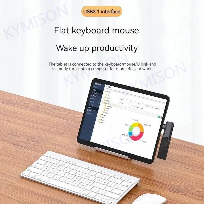 Адаптер USB Type C на HDMI-совместимый/DP/Mini DP/VGA/RJ45 магнитный конвертер данных 8K/4K 10