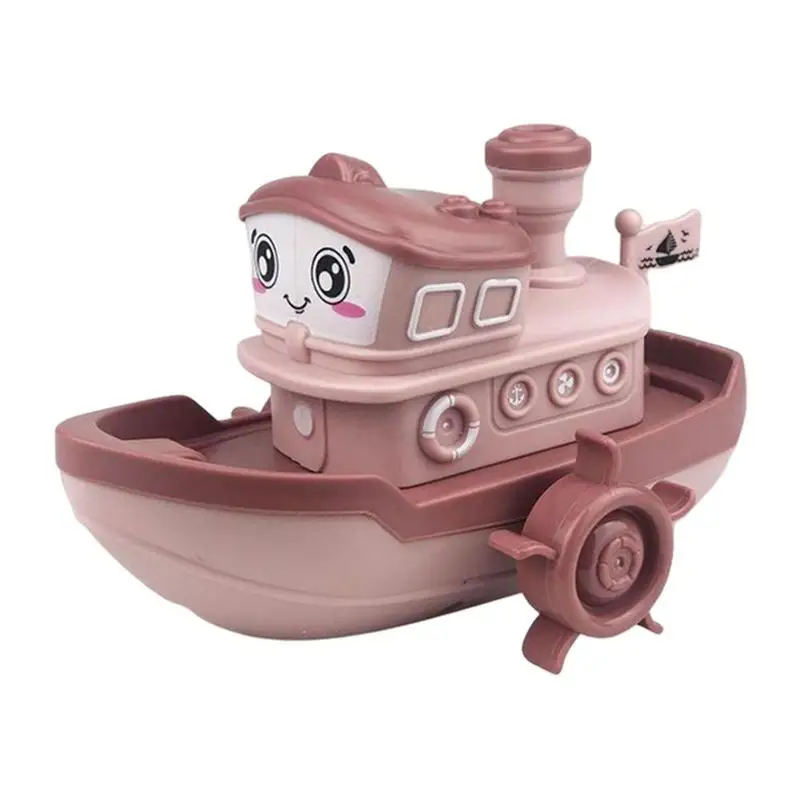 

Baby Boat Bath Toys Toddlers Floating Ship Bathtub Bathroom Pool Beach Toy Gift Infants Clockwork Bathtub Swimming Pool Toys