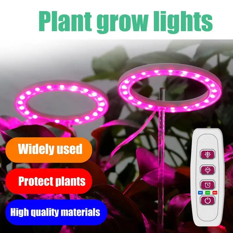 

Full Spectrum LED Plant Grow Lights With 5 Dimmable Levels Waterproof Grow Lamp Timer Auto On Off 4 8 12H Light For Indoor Plant