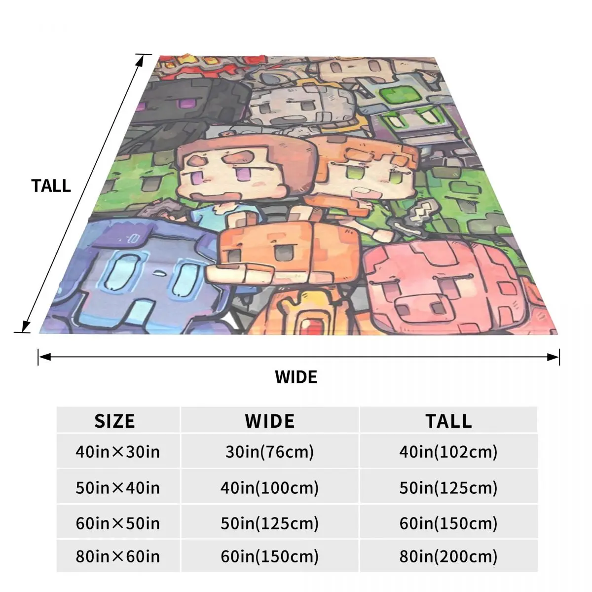 M-Minecraft Время! Нечеткие одеяло песочница индивидуальное пледы для дома плюшевое