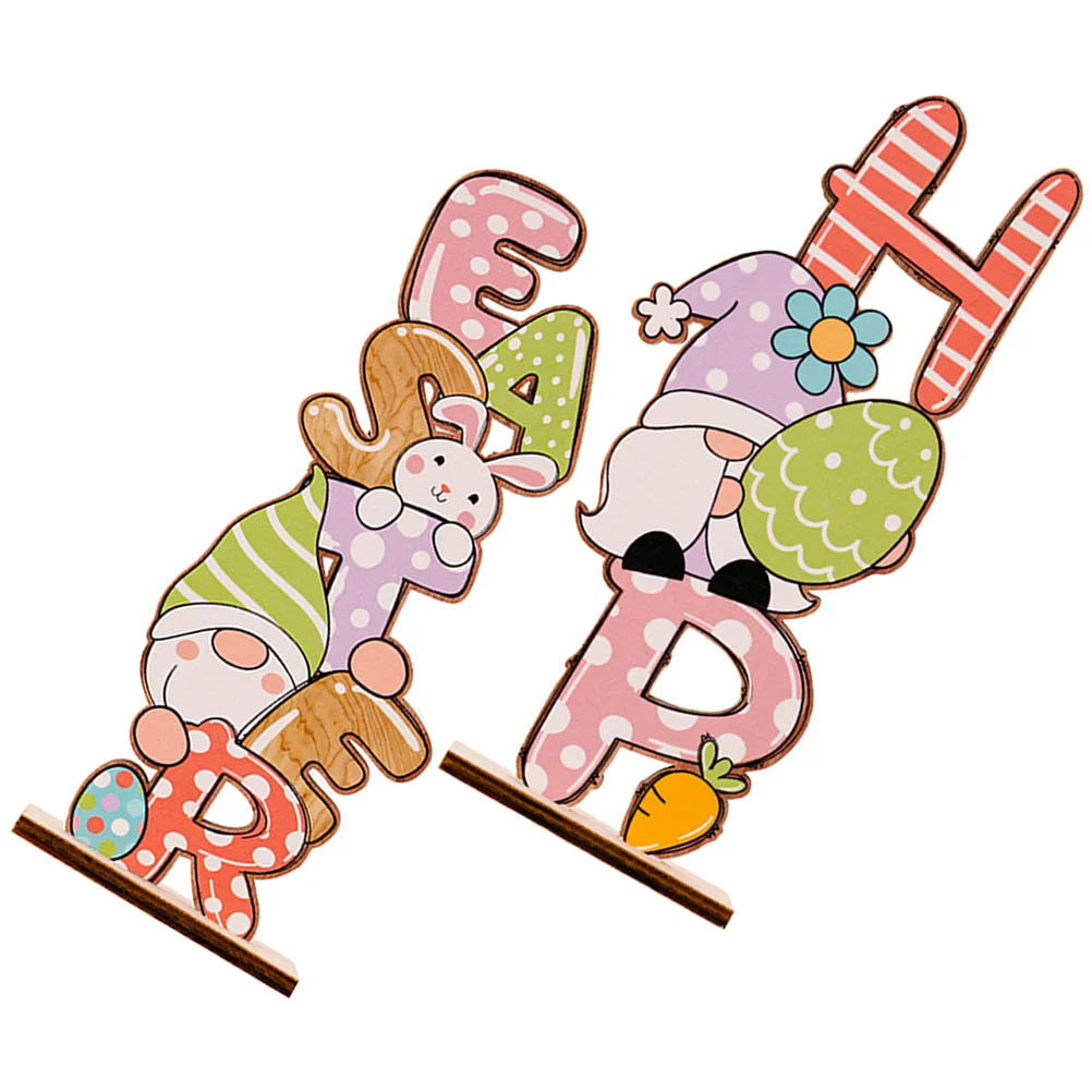 

Пасхальные настольные украшения, поднос в виде зайчика, многоярусный кролик, счастливые деревенские фигурки, фермерские блоки, домашняя ст...