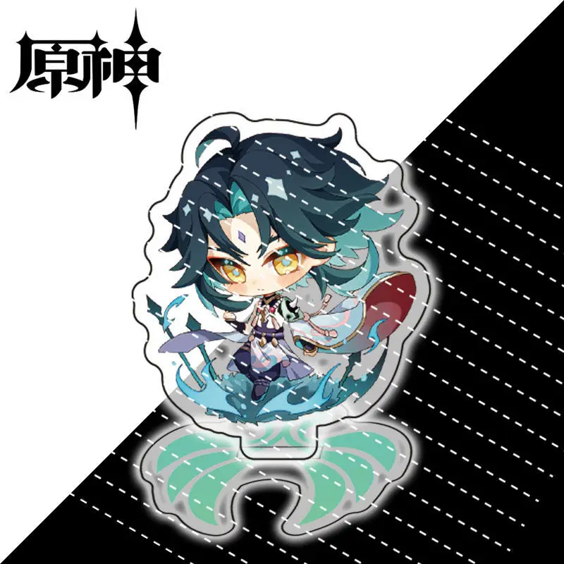 

Anime Game Genshin Impact Acrylic Figure Stand Shenhe Yunjin Yae Miko Gunnhildr Yoimiya Zhongli Cute Keychain Cosplay Gift New