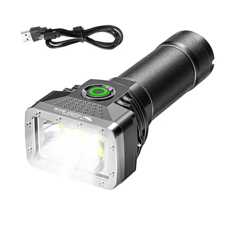 

Яркий портативный мини-фонарик с зарядкой от USB, многофункциональные фонарики с зумом, мини-фонарик, водонепроницаемый фонарик для кемпинга