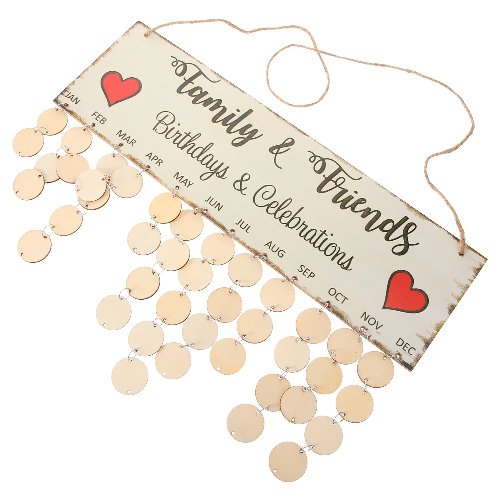 Круглые календари семейная доска на день рождения набор сделай сам настенные