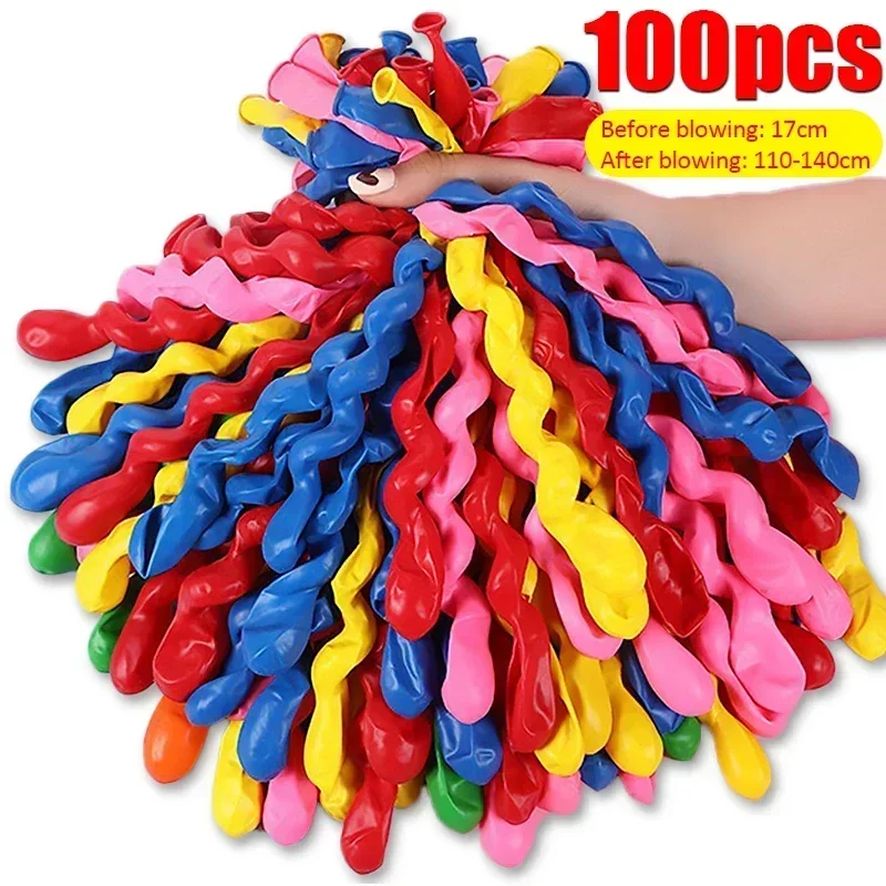 

Витые латексные воздушные шары 100 шт.