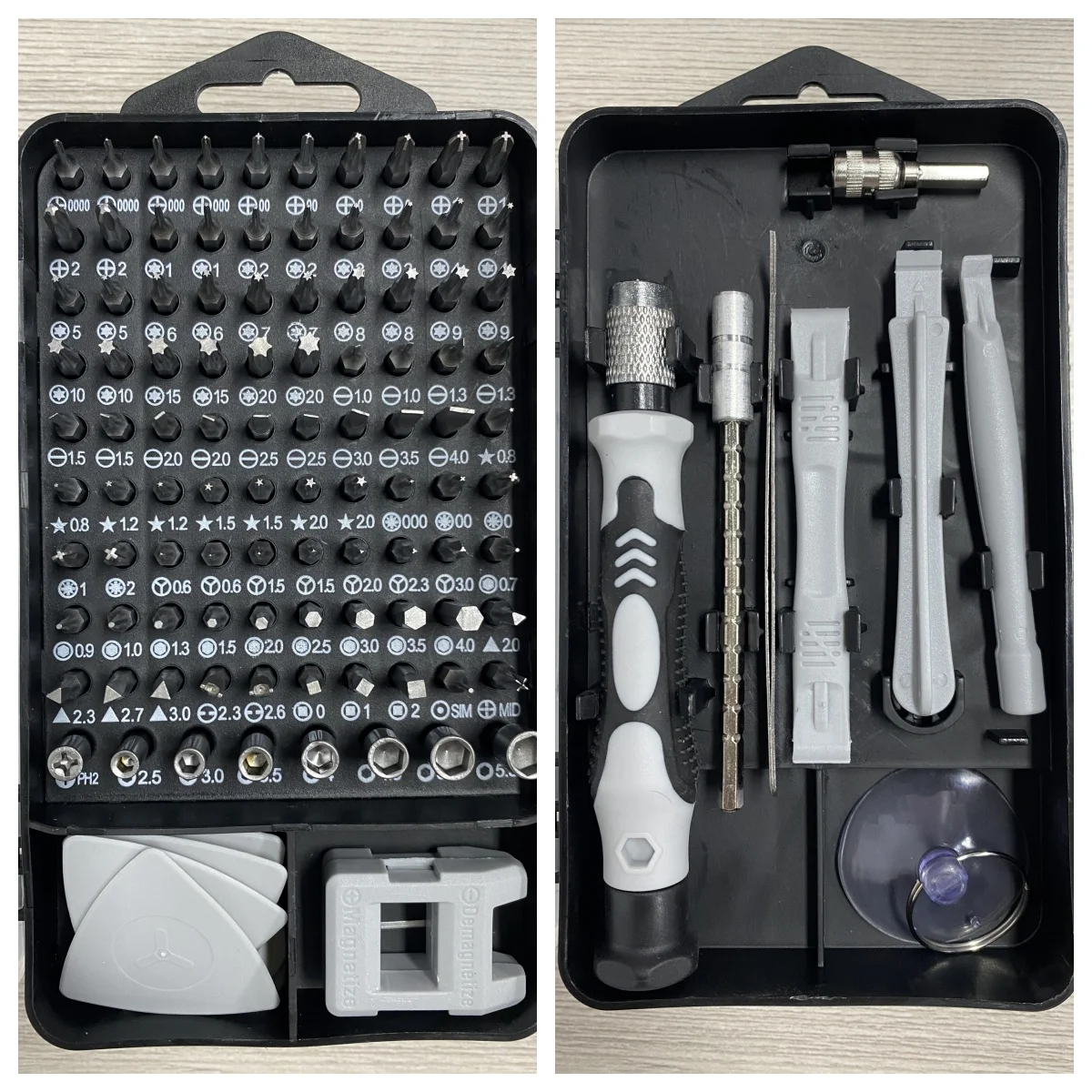 

Прецизионный набор отверток 115 в 1 CR-V, магнитный