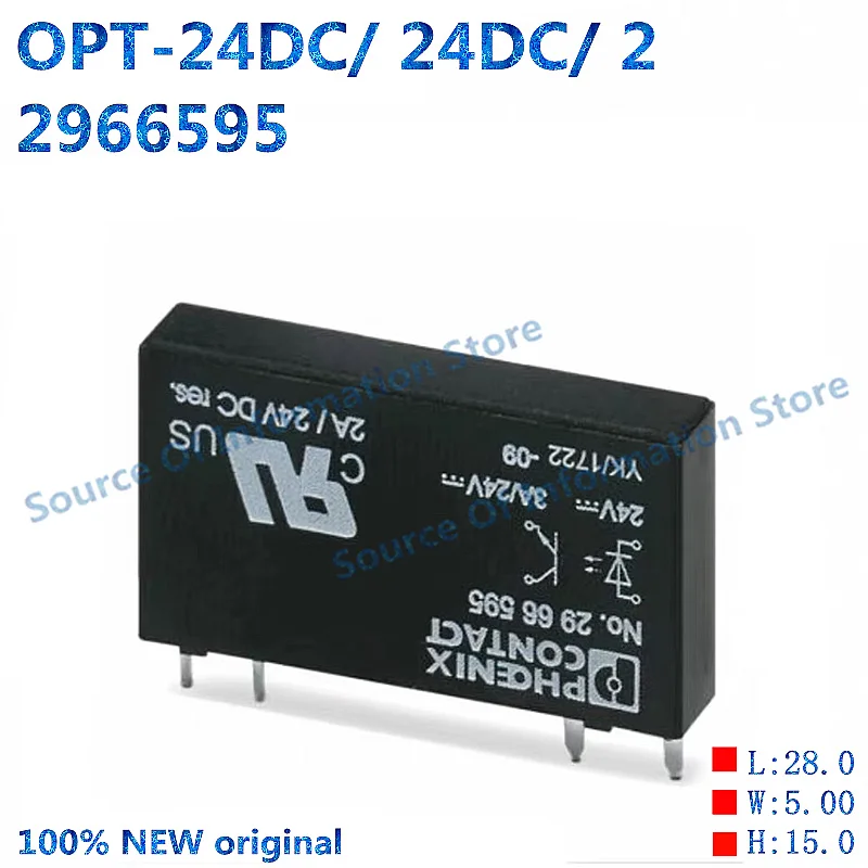 PLC-OPT-24DC/ 24DC/2 — твердотельное реле 2966595 2А/24В постоянного тока 4-контактный