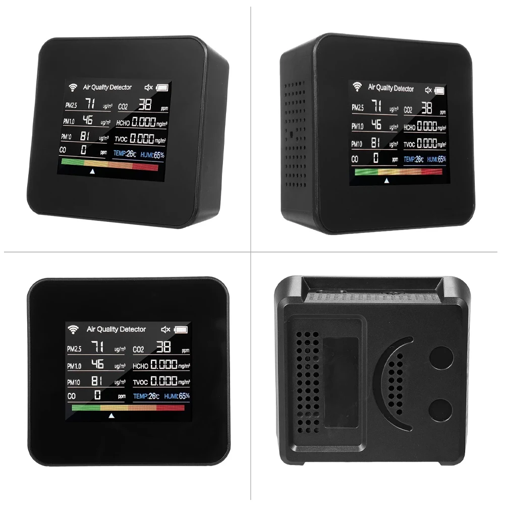 14-в-1 монитор качества воздуха в помещении дисплей 2 8 дюйма тестер Wi-Fi управление