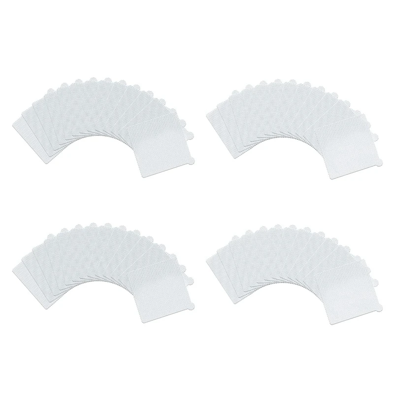 

50 PCS Drain Hair Catcher Disposable Shower Drain Hair Catcher Mesh Stickers For Bathroom (6Inch Regular Square)