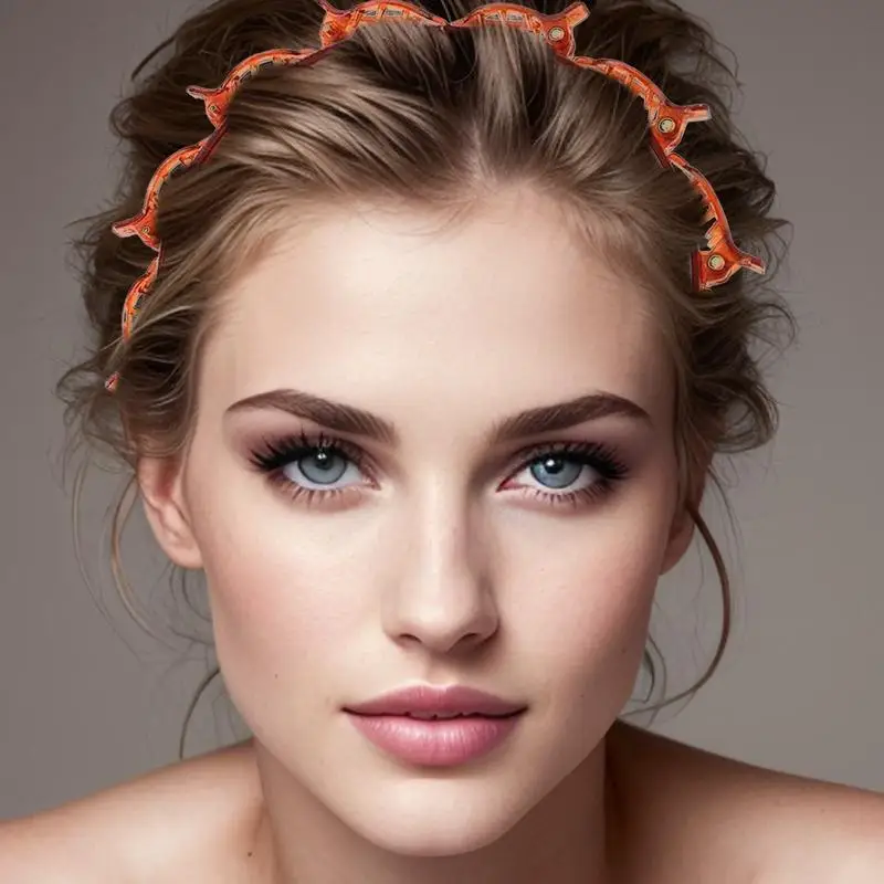 Заколка для волос с челкой Шпилька повязка на голову зубчатая коса инструмент