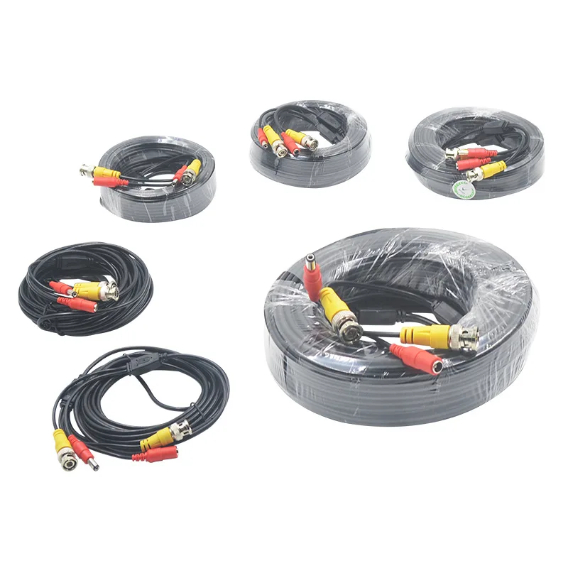 

Шнур питания 5 м-30 м, кабели для камеры Ahd, штекерный кабель BNC/DC для аналоговой удлинительной линии, видеорегистратор видеонаблюдения, соединительная линия 2 в 1, D1