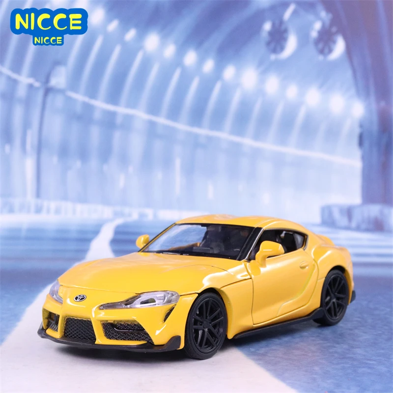 

Nicce 1:32 Toyota Supra Alloy Sports Car Model Diecast Toy Four Doors Openable Sound Light Super Racing Collection Model A154
