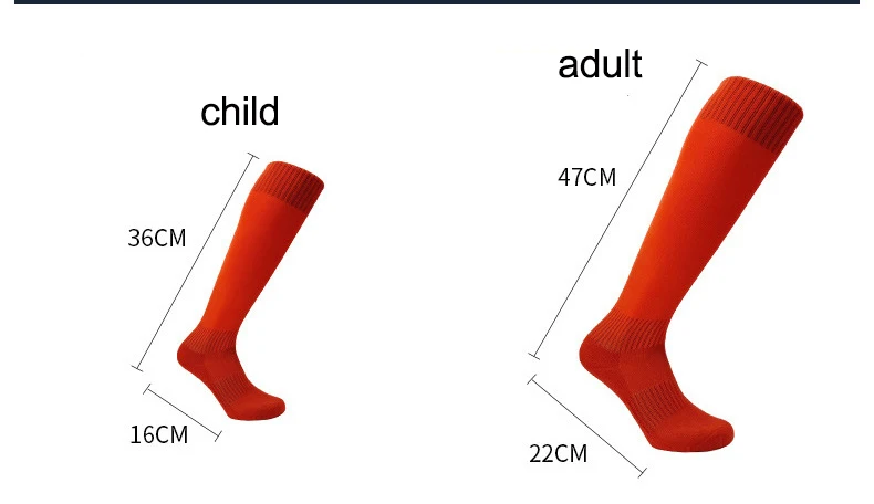 Men's socks Adult Anti Slip children's Competition Training socks Breathable Anti Slip Long Tube Football Socks