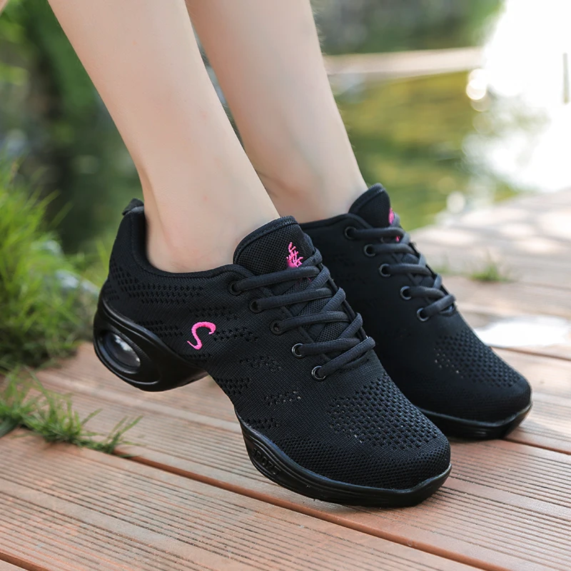 Womens Toning Shoes Comfortable Latin Dance Function Sneakers Dance Shoes Slimming Fitness Shoes Female Breathable Sports Shoes