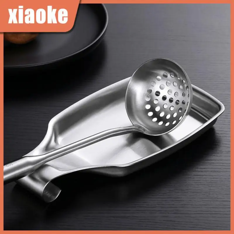 

Universal Spoon Rest Holder Pot Shovel Storage Rack Creative Shelf Tray Table Top Tableware Kitchen Supplies Household