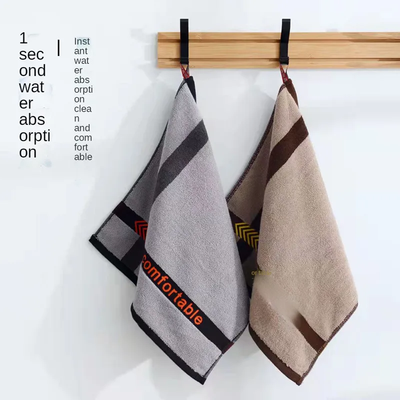 Полотенце для мытья лица мужчин высококачественное Большое Квадратное