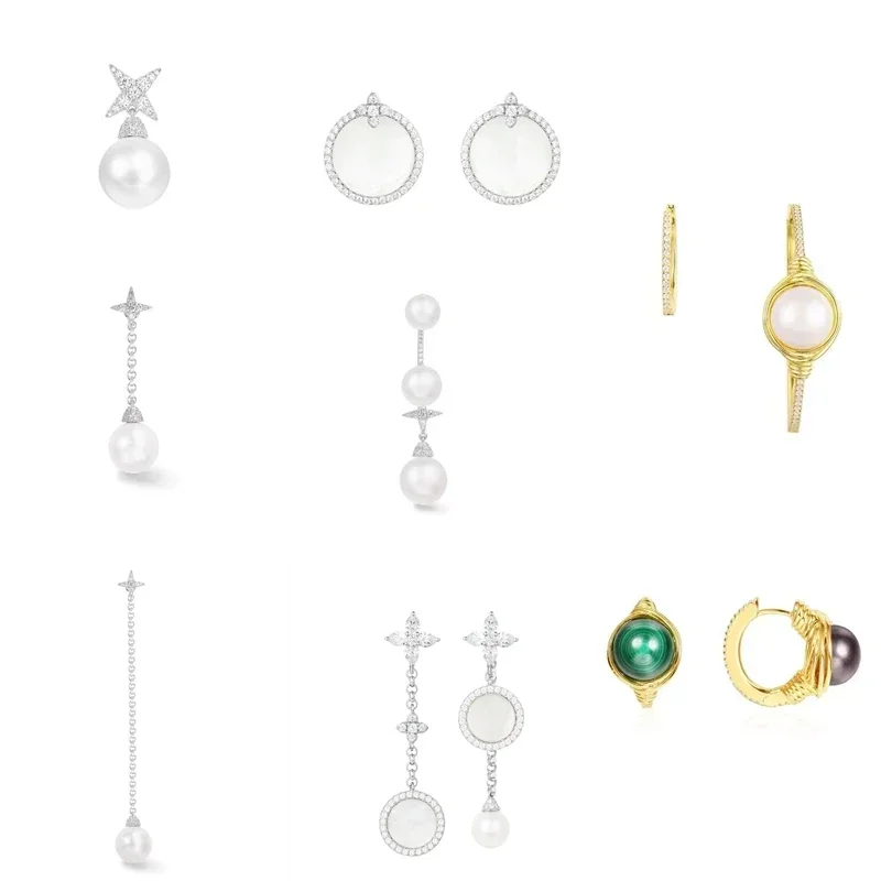 Высококачественные серьги LI KI из серебра 925 пробы в различных стильных и