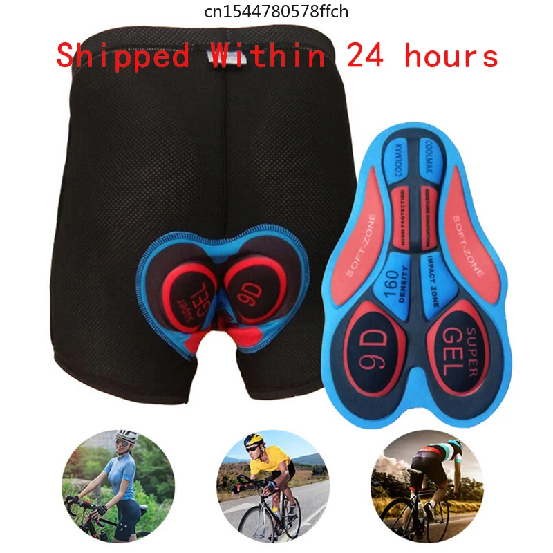 

Padded Bike Short Size XXS-5XL Bike Short Pants High Quality Unisex Black Cycling Comfortable Underwear Sponge 20D 19DGel