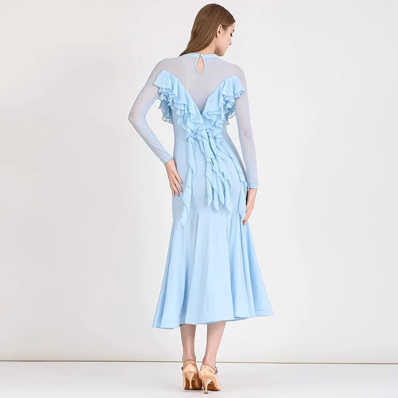 Платье для современных танцев ручной работы в средневековом стиле