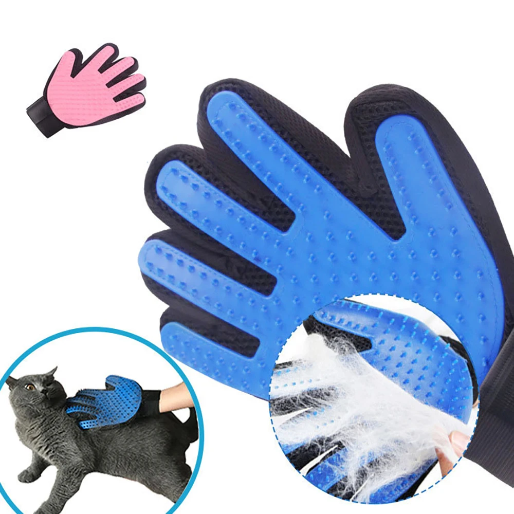 

1 Pcs Cat Glove Cat Grooming Glove Pet Brush Glove for Cat Dog Hair Remove Brush Dog Deshedding Cleaning Combs Massage Gloves