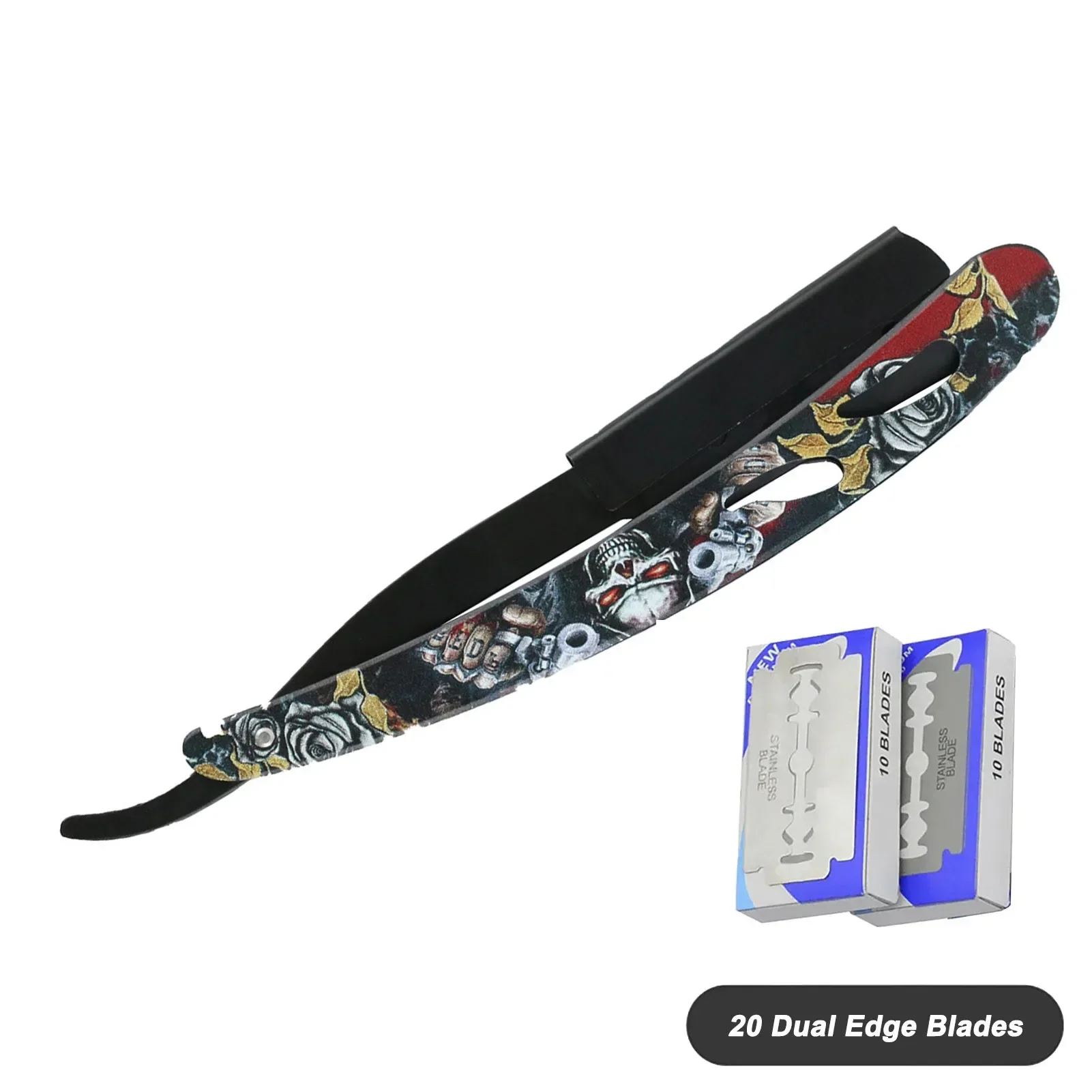 Бритвенный нож Ghost складная бритва с одним лезвием и двойным для удаления волос