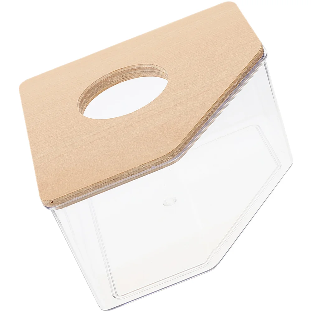 

Sand Hamster Bath Bathroom Box Bathtub Shower Digging Container Animal Hideout Chinchilla Acrylic Transparent Room Guinea Case
