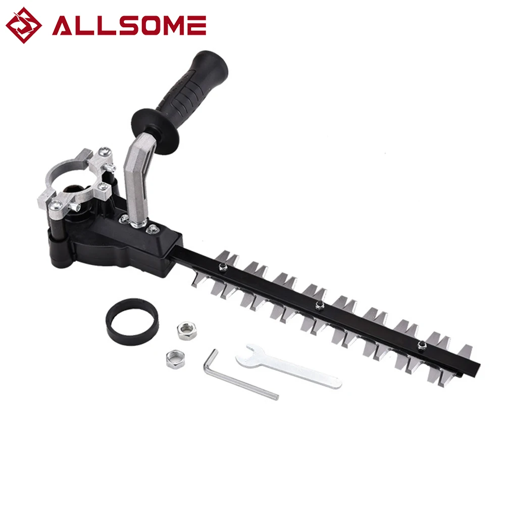ALLSOME 45CM Portable Hedge Trimmer Adapter Attachment Angle