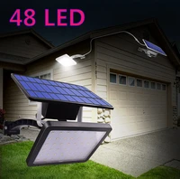48led super bright outdoor solar lamp all for yard and garden exterior wall lamps indoor gardening waterproof split street light