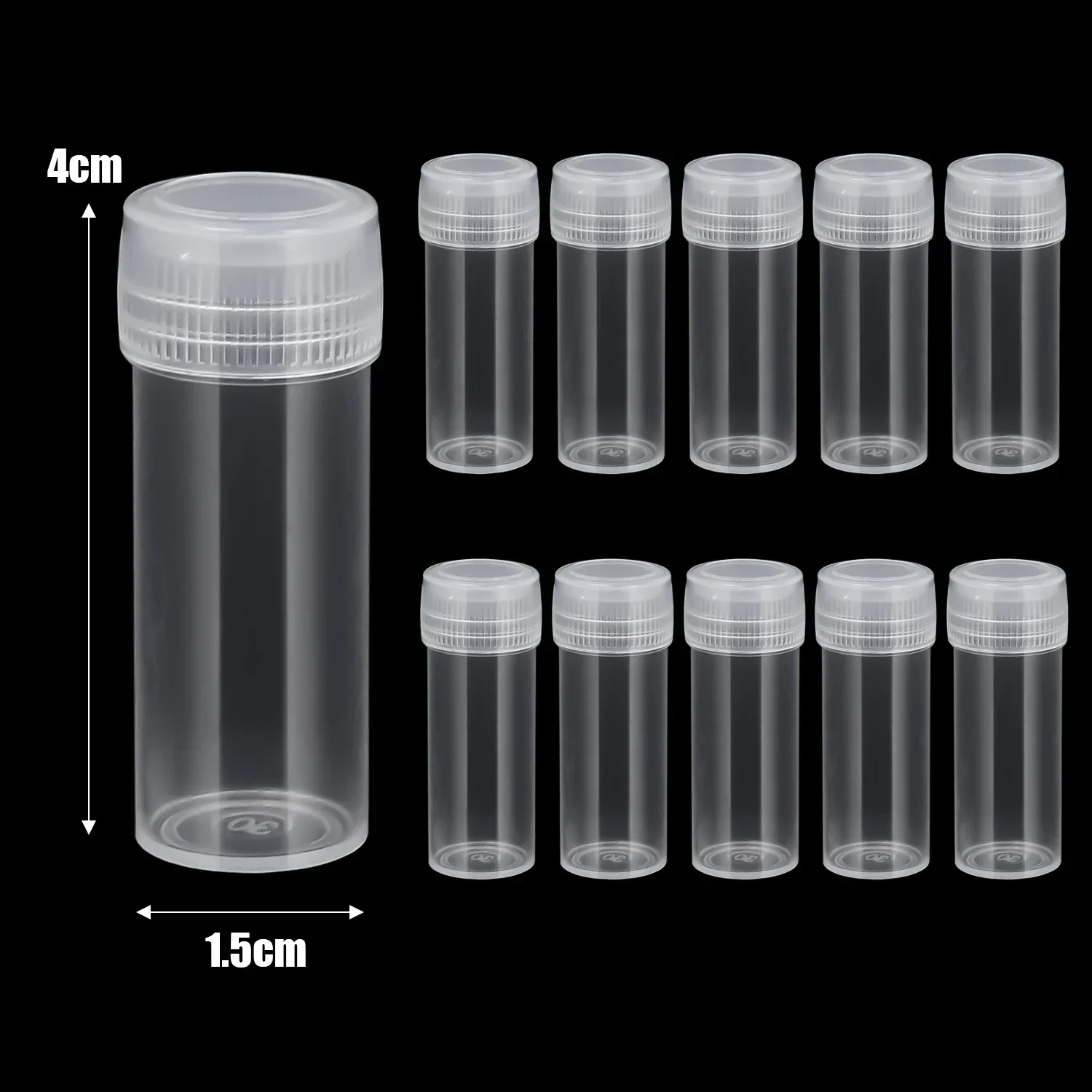 Пластиковые пробирки для образцов 5/7 мл, 50 шт