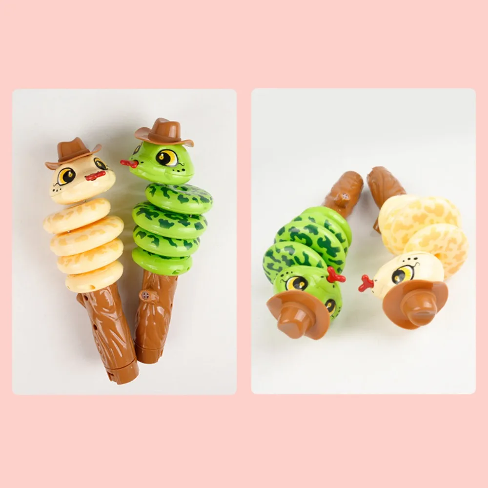 Обучение витым балансом качающимся креативным зеленым/желтым качающейся змеей