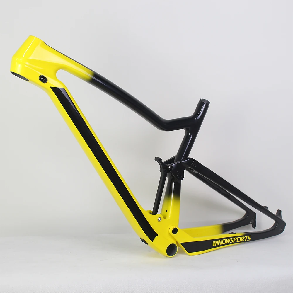 Карбоновая рама Winowsports MTB 29er*2 3 дюйма BB92 дорожная для горного велосипеда 100 мм UD