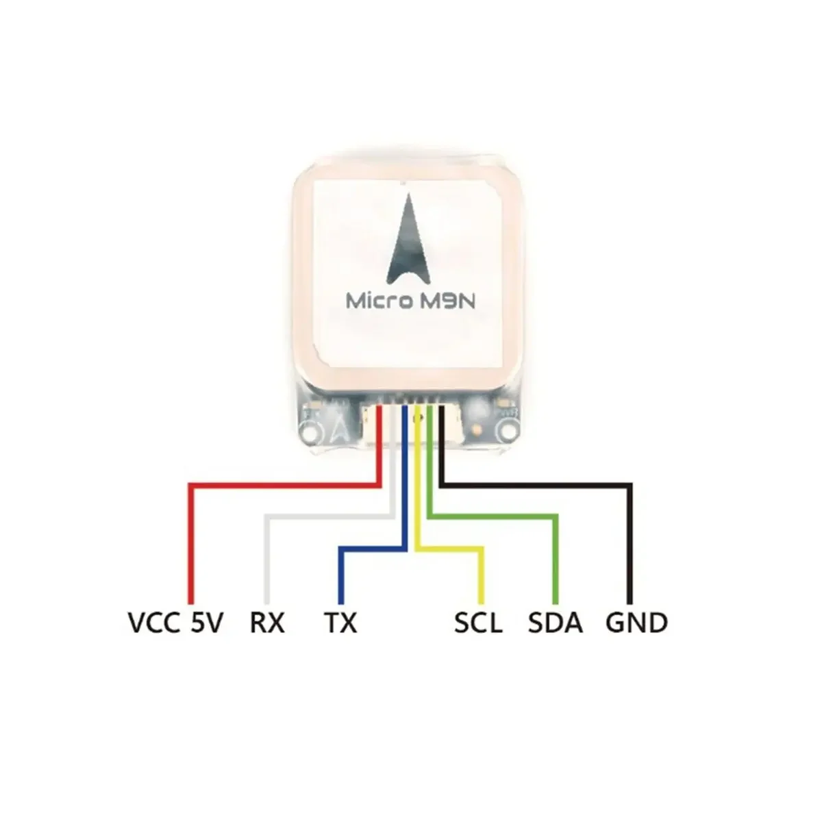 Фото Новая электронная GPS-модуль AvaCore Micro M9N с цифровым компасом IST8310 и керамической патч-антенной для радиоуправляемых самолетов и FPV-дронов дальнего радиуса действия №5