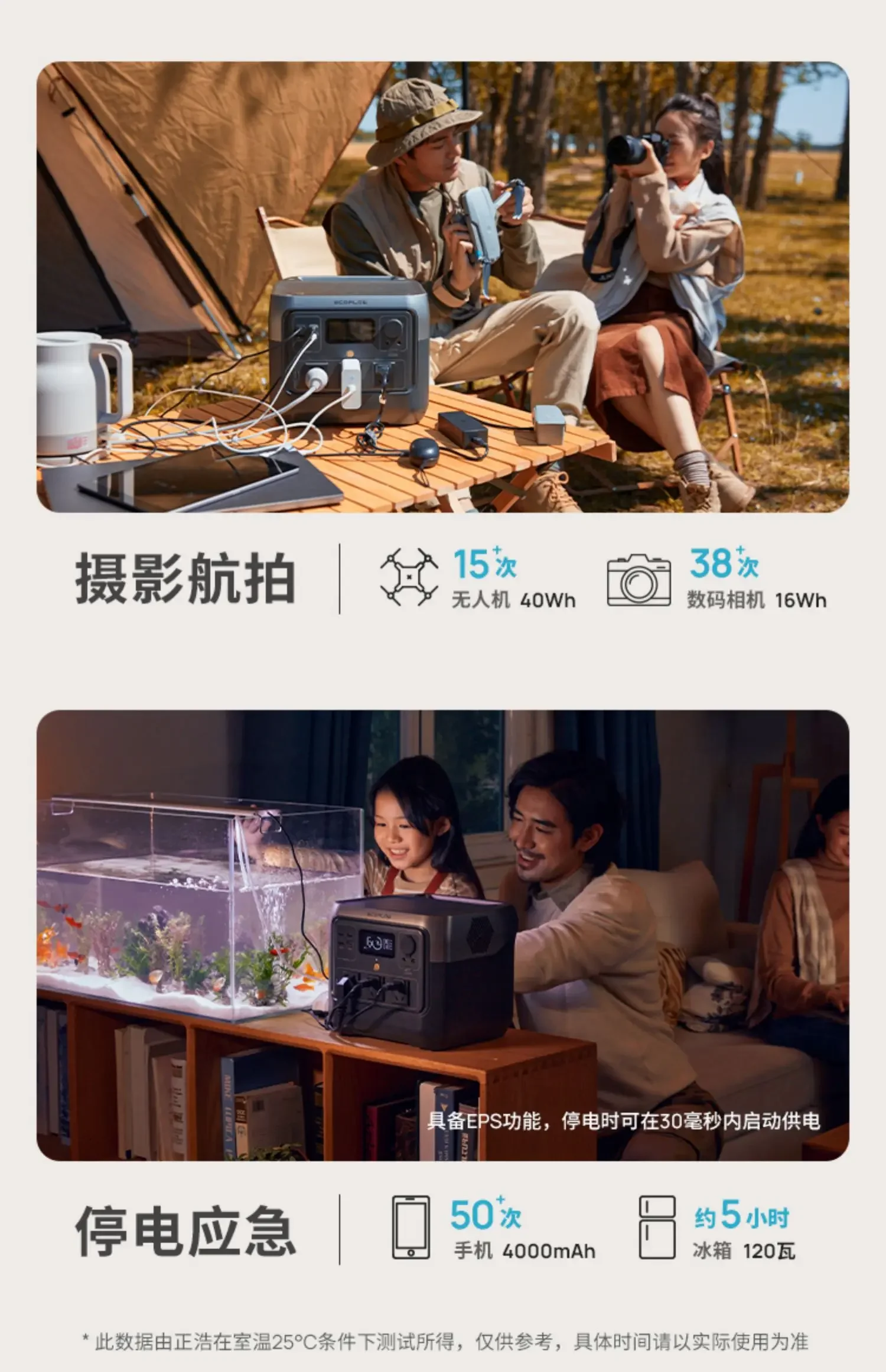 Портативная электростанция ECO Flow RIVER 2 Pro мощность 720 Втч несколько устройств