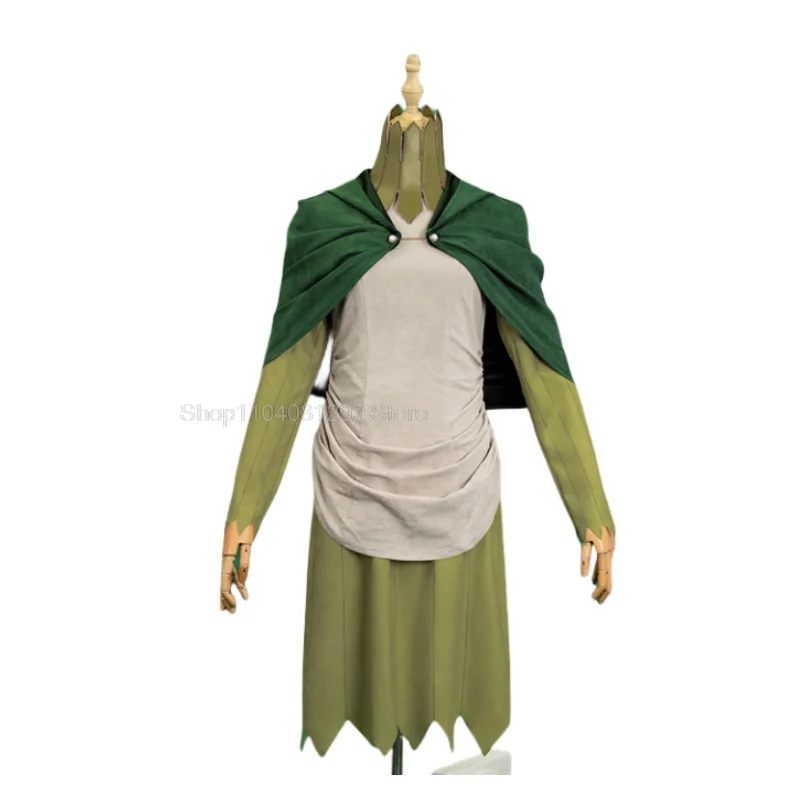 Аниме Delicious in Dungeon Meshi Mithrun Косплей Костюм Парик Униформа Плащ Капитан Хэллоуин