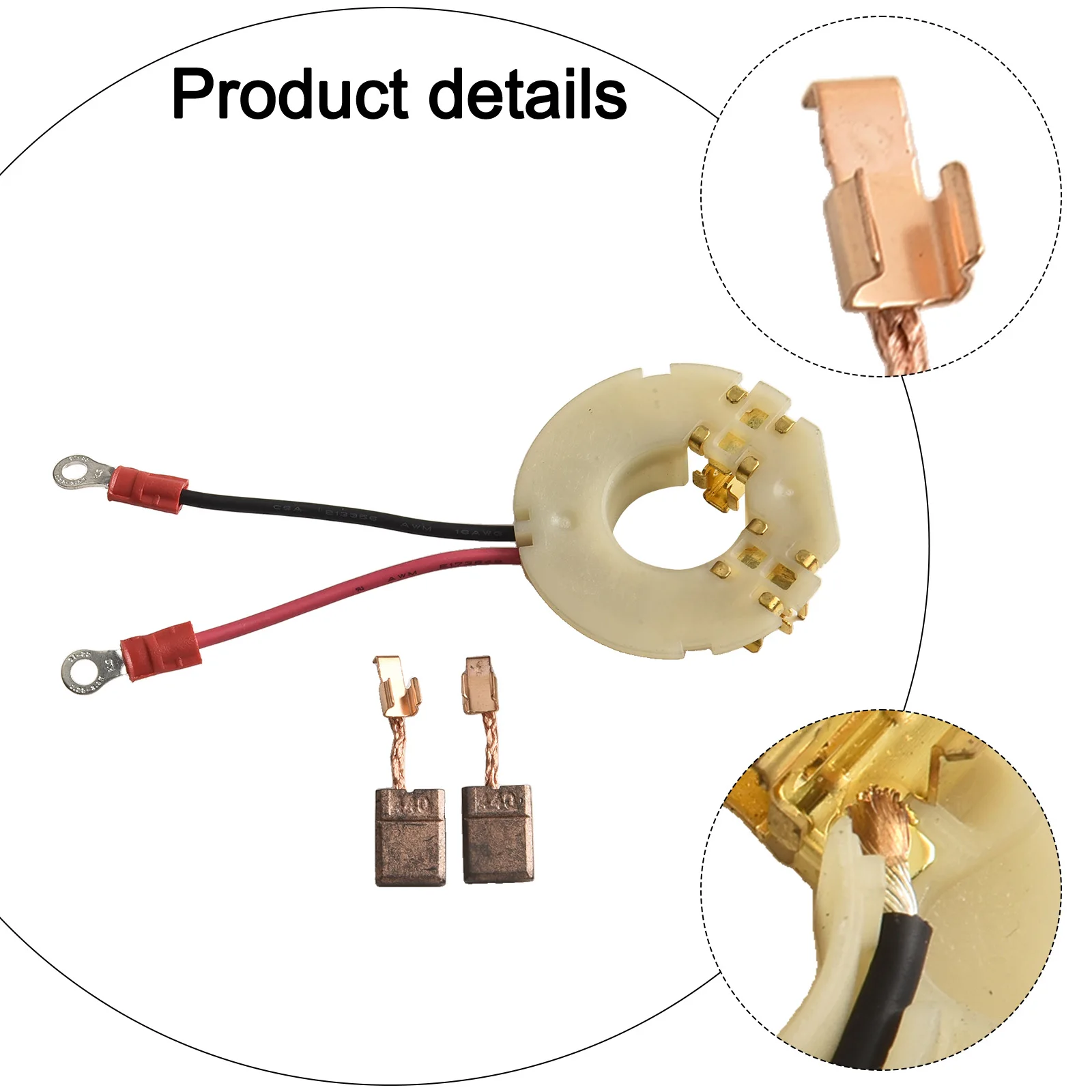 Держатель угольной щетки 638845 2 с набором угольных щеток для BDF446 BHP446 BDF456 BHP456 DDF446
