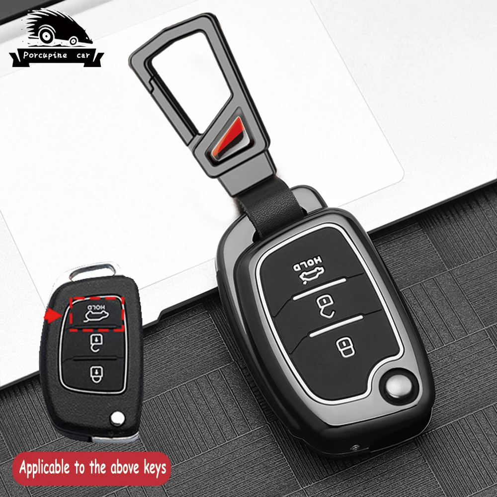 Автомобильный брелок для ключей из сплава для Hyundai Ix25 Ix35 I10 I20 Solaris Tucson Sonata Santa Fe Sport Elantra Creta Verna, аксессуары