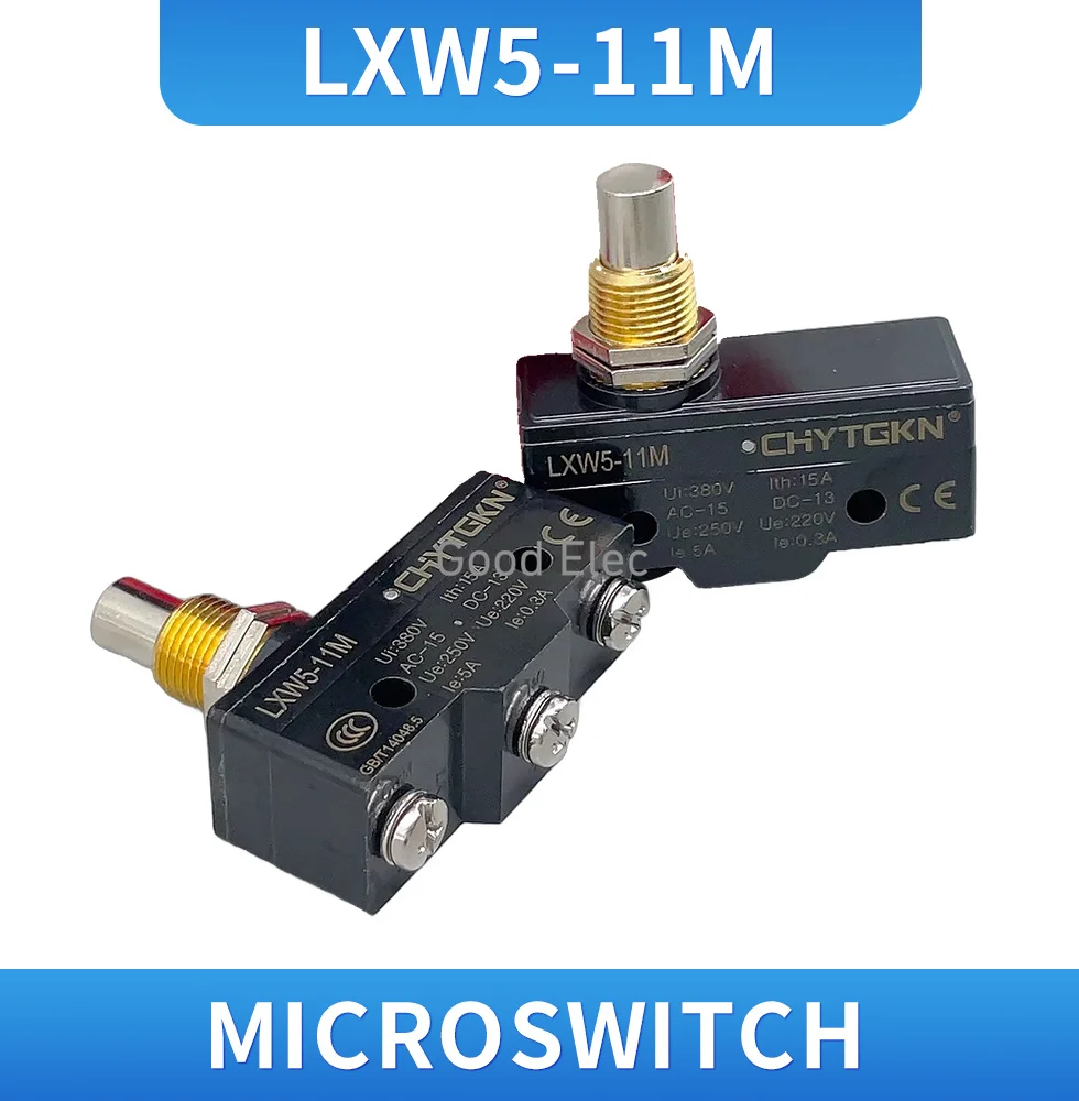 LXW5-11M 3-винтовые клеммы Концевой выключатель с роликовым плунжером для монтажа на